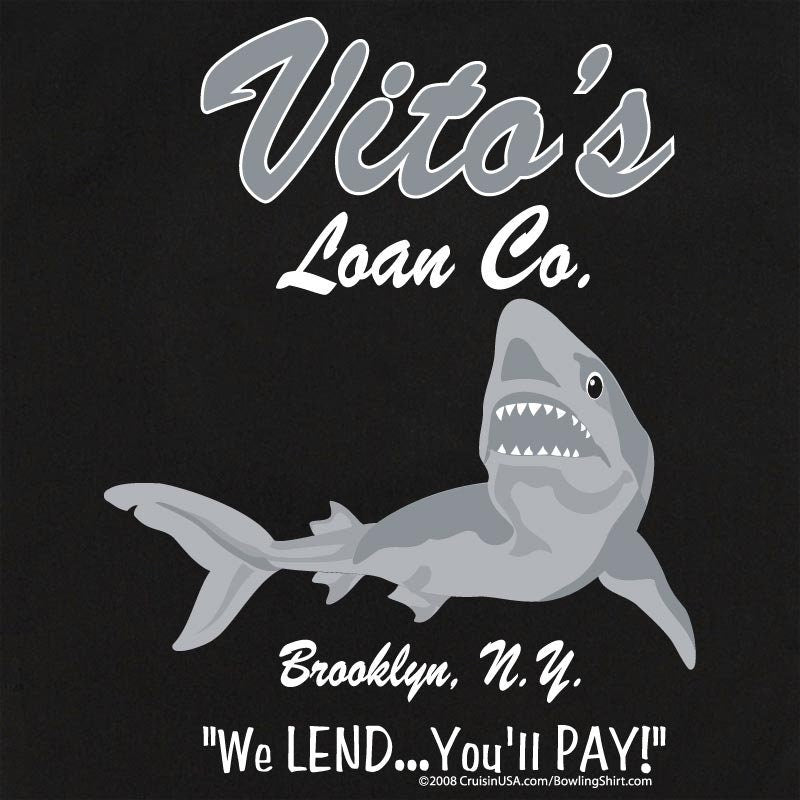Vito's Loan Co. Classic Retro Bowling Shirt - Swing Master 2.0 - Includes Embroidered Name