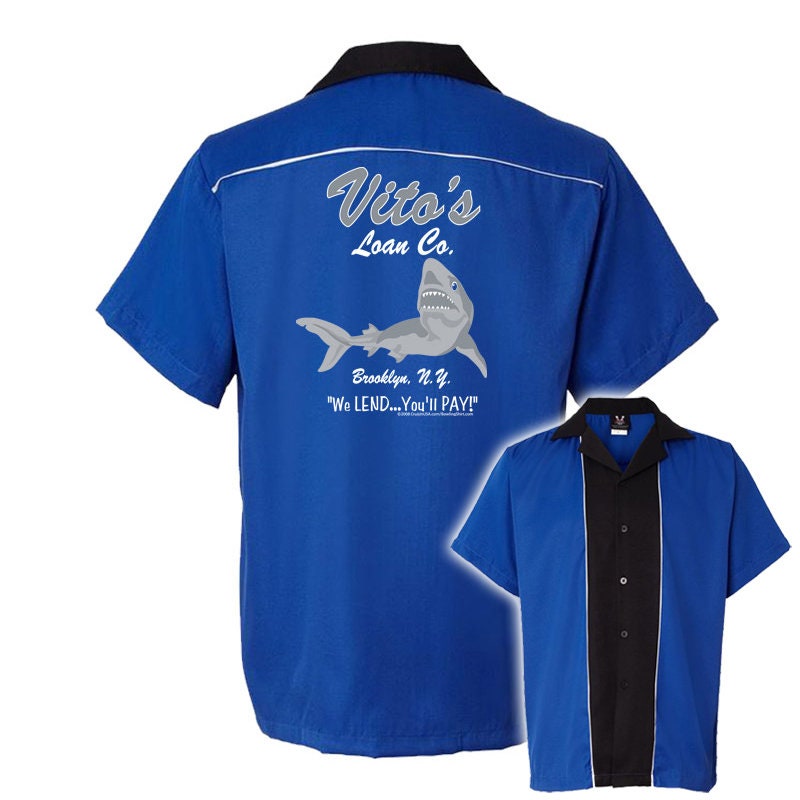 Vito's Loan Co. Classic Retro Bowling Shirt - Swing Master 2.0 - Includes Embroidered Name