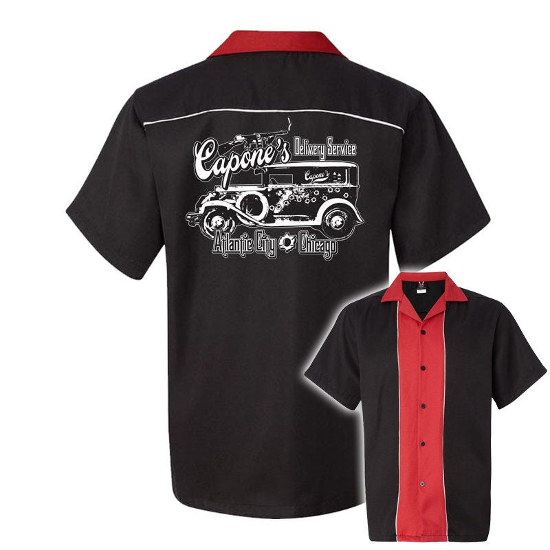 Capones Delivery Service Classic Retro Bowling Shirt - Swing Master 2.0 - Includes Embroidered Name