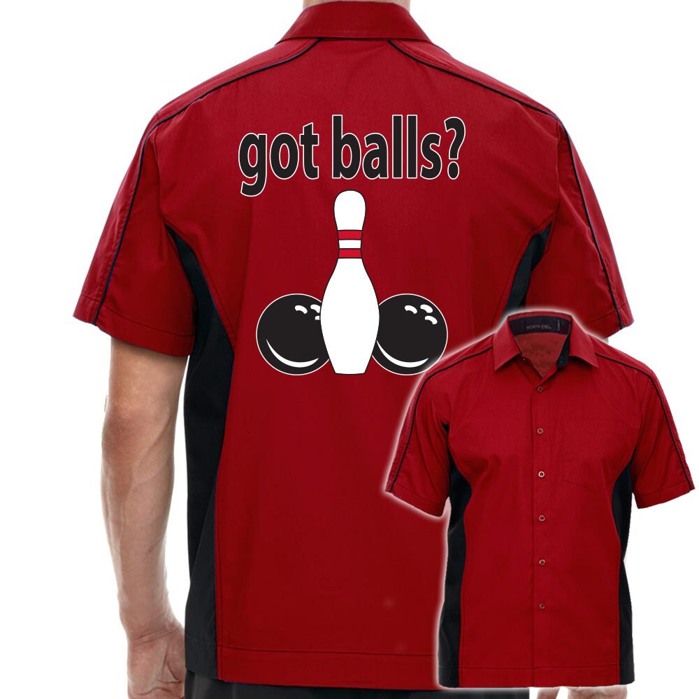 Got Balls Classic Retro Bowling Shirt - The Muckler - Includes Embroidered Name