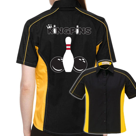 Kingpins Classic Retro Bowling Shirt- The Muckler (Ladies) - Includes Embroidered Name
