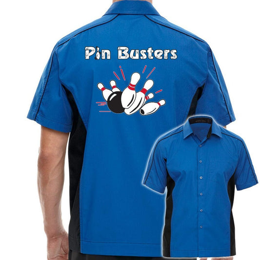 Pin Busters Classic Retro Bowling Shirt - The Muckler - Includes Embroidered Name