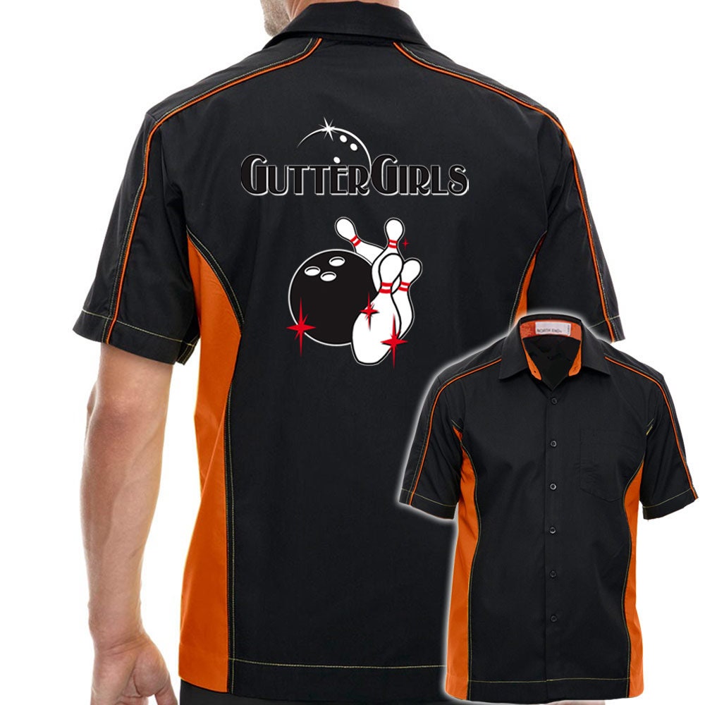 Gutter Girls Classic Retro Bowling Shirt - The Muckler - Includes Embroidered Name #157/135