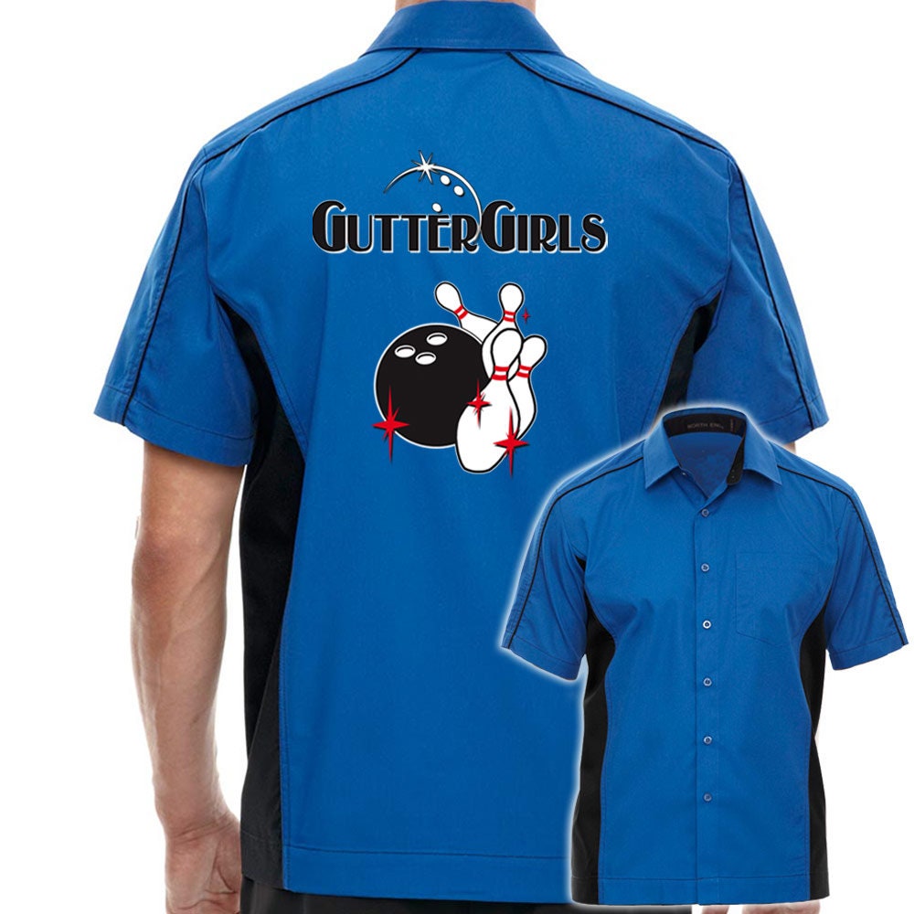 Gutter Girls Classic Retro Bowling Shirt - The Muckler - Includes Embroidered Name #157/135