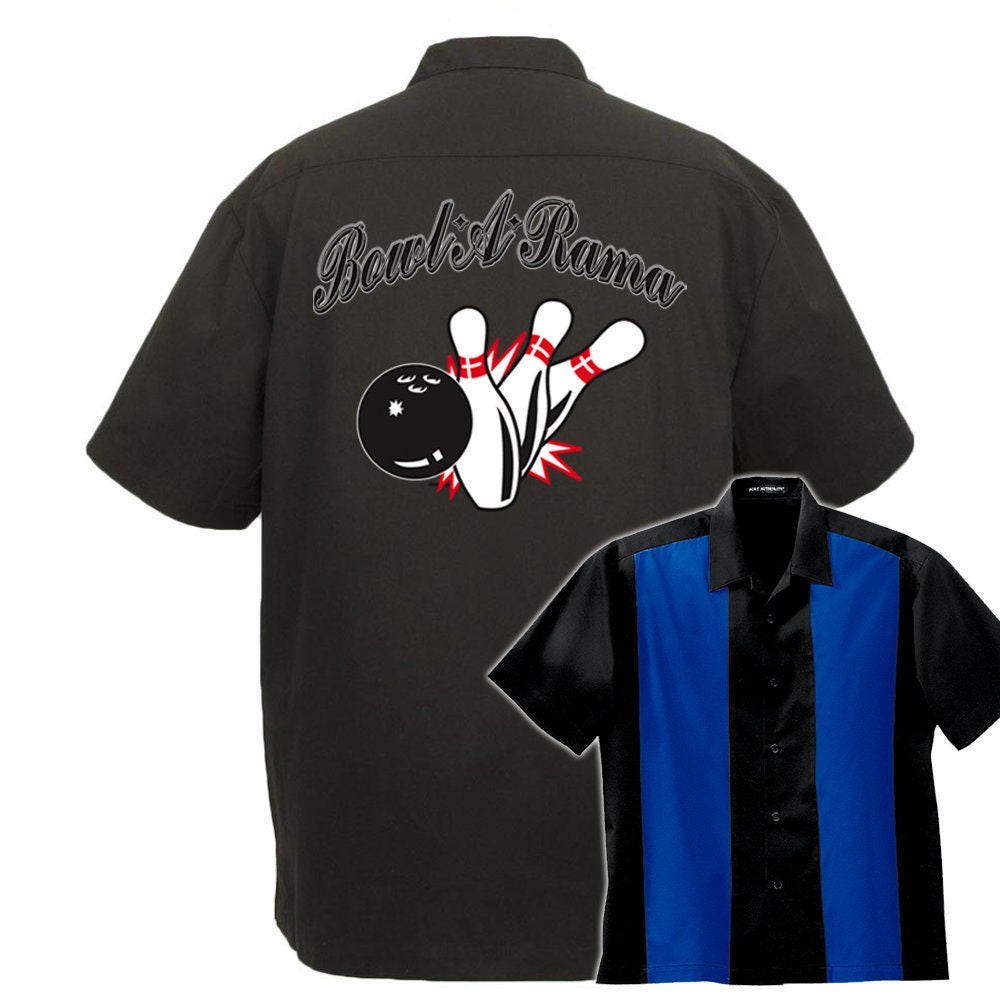 Bowl A Rama Classic Retro Bowling Shirt - The Player - Includes Embroidered Name #158/125