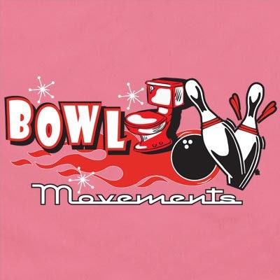 Bowl Movements - Classic Retro Pink Bowling Shirt - Classic  - Includes Embroidered Name #121