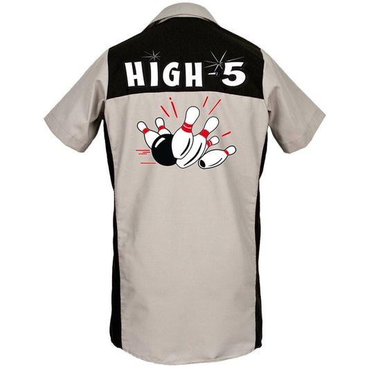 High 5 - Classic Retro Bowling Shirt - The Garren (CLOSEOUT)- Includes Embroidered Name -  #126/127