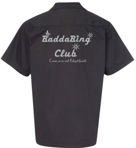 Baddabing Club Classic Retro Bowling Shirt- Vintage Bowler ( Closeout)  - Includes Embroidered Name #118