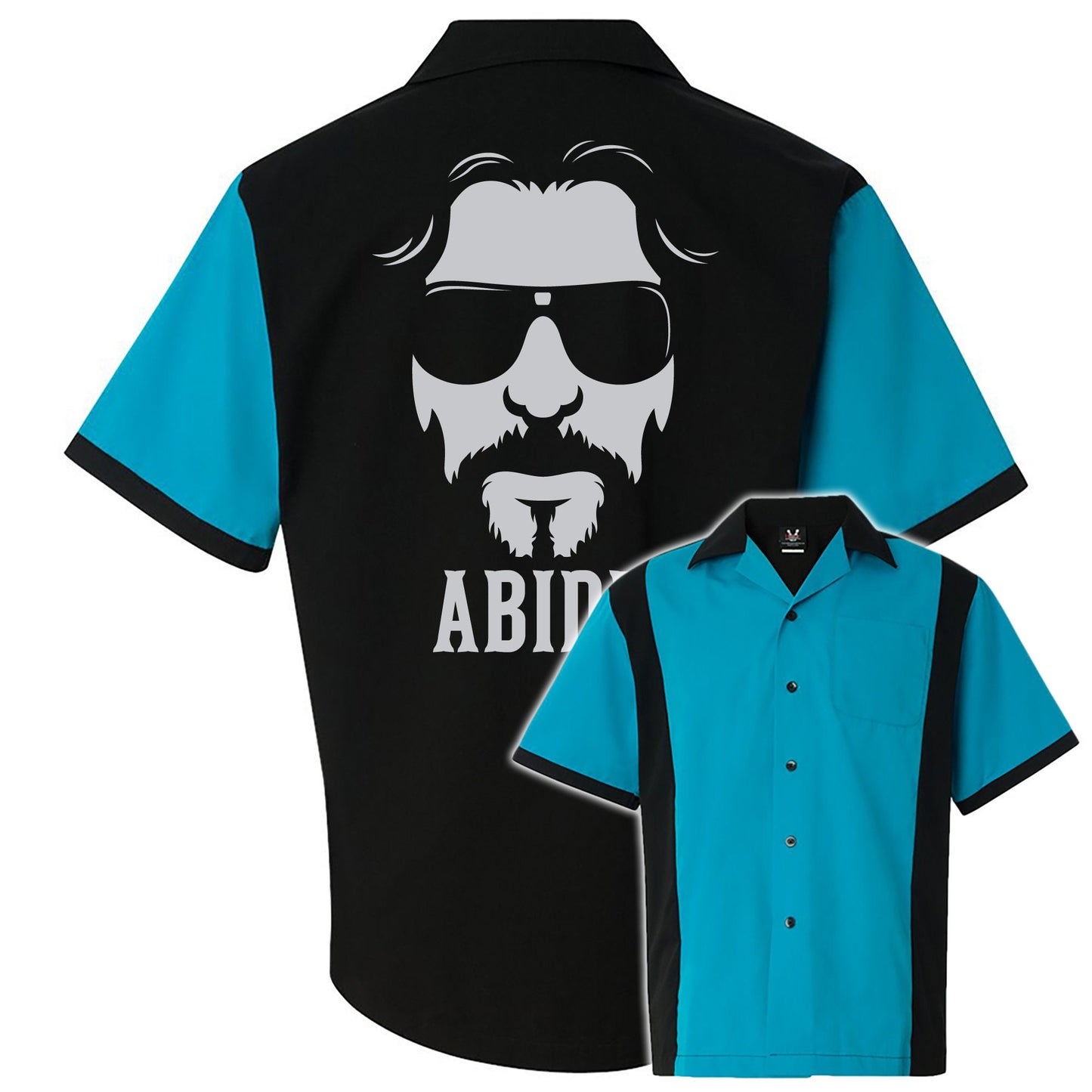 Abide Dude Retro Bowling Shirt - Retro Two - Includes Embroidered Name #130
