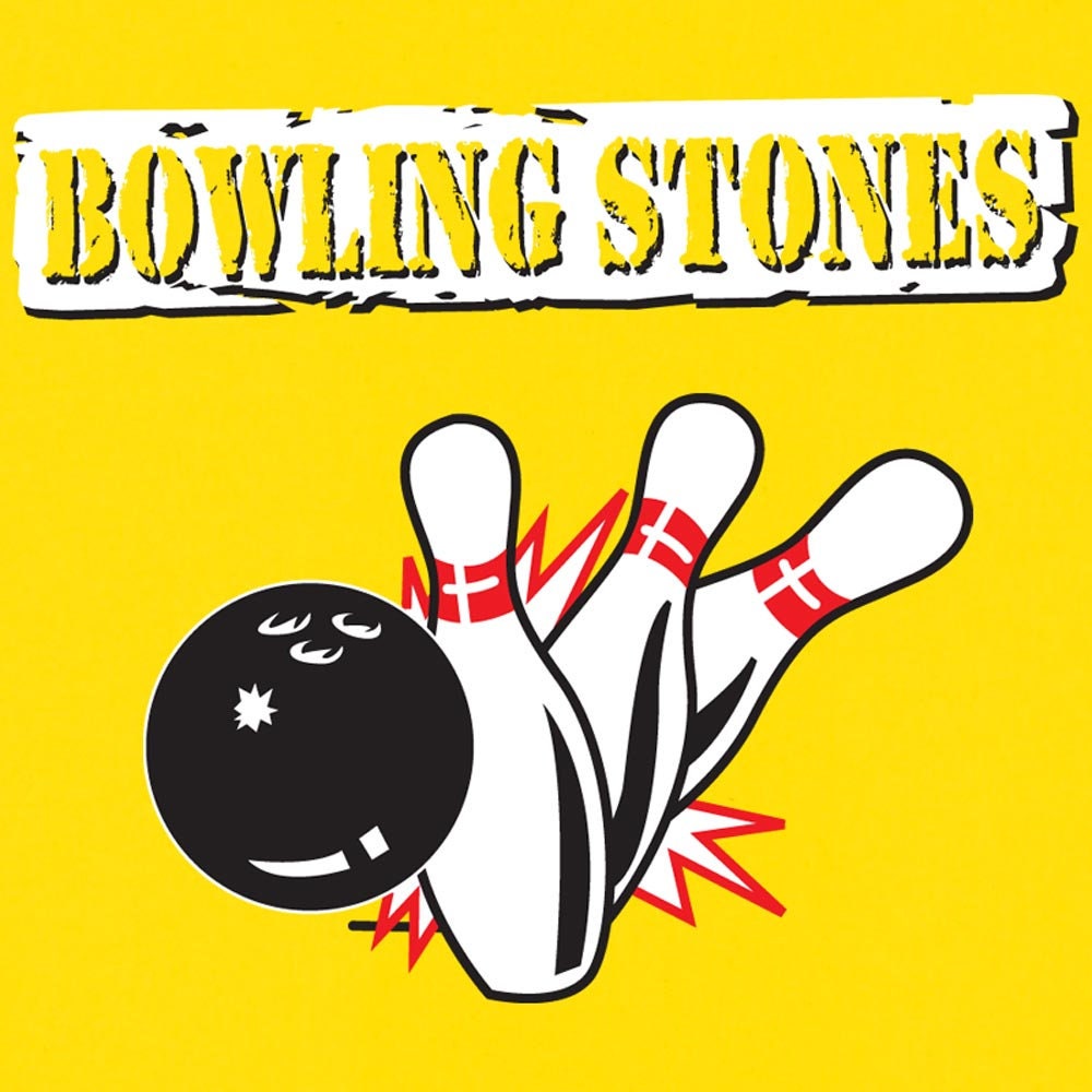 Bowling Stones   - Classic Retro Gold and Black Bowling Shirt - Classic size XL ONLY    - Includes Embroidered Name #120/125