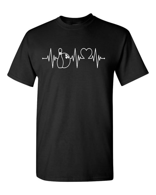 Bowling Heartbeat  T-shirt   #150