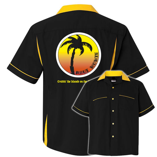 Maui Wowie  Retro Bowling Shirt Classic 2.0 - Includes Embroidered Name Cannabis Fun #133