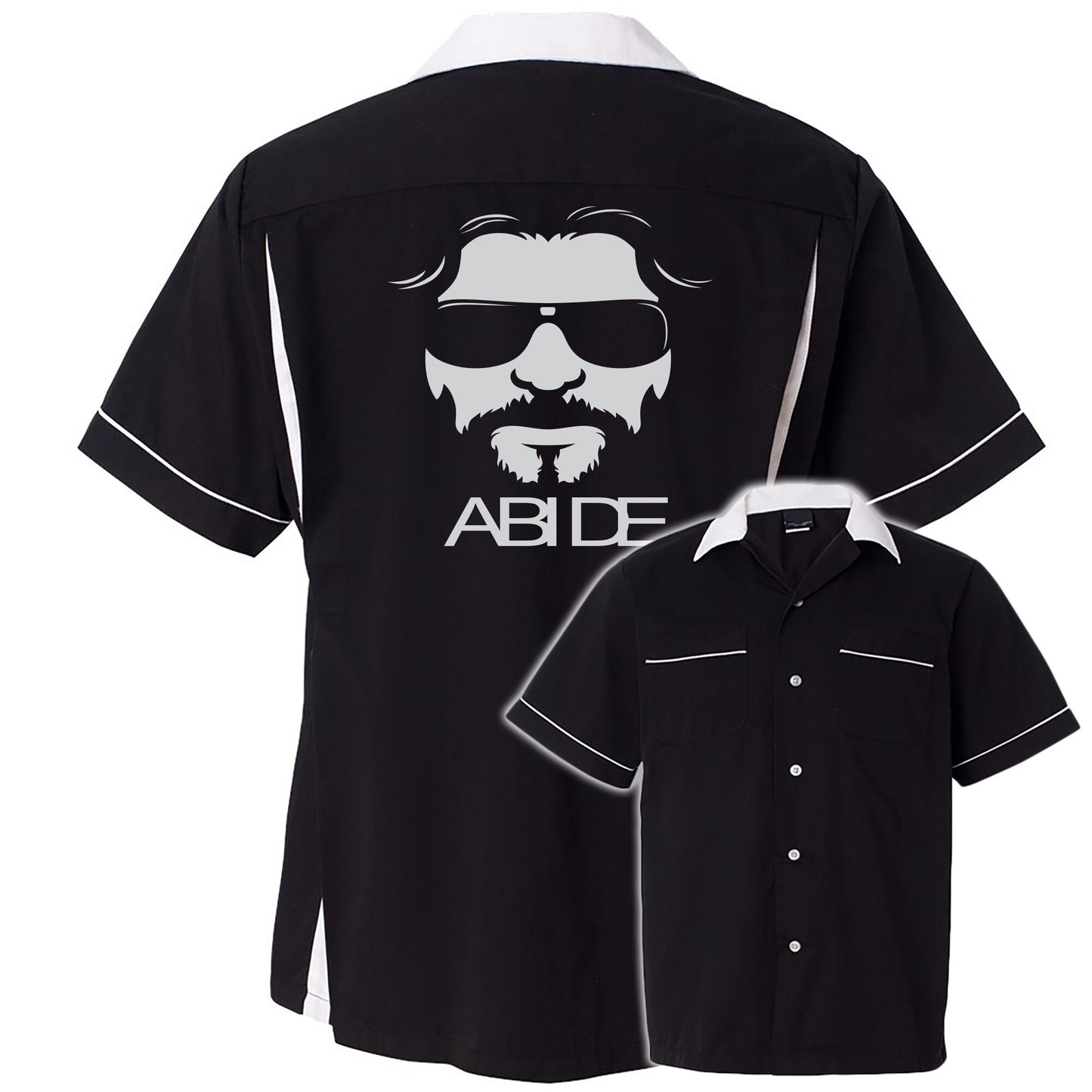 Abide Dude  Retro Bowling Shirt- Classic 2.0 - Includes Embroidered Name #130